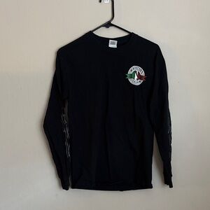 Hardcore Italian- Black Long Sleeve Shirt size small